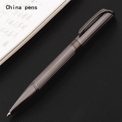 ปากกาปลายปากกาขนาดกลางสำหรับธุรกิจ719ปากกาบอลพอยท์ทองคำสีกุหลาบอุปกรณ์เครื่องเขียนนักเรียนใหม่