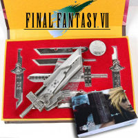 Figure ฟิกเกอร์ Final Fantasy FF VII แบบจำลอง เปิดตำนานไฟนอลแฟนตาซี ดาบยักษ์ของคลาวด์ Cloud 7 เล่ม มินิ วัสดุโลหะผสม Ver Anime ของสะสมหายาก อนิเมะ การ์ตูน มังงะ คอลเลกชัน ของขวัญ Gift จากการ์ตูนดังญี่ปุ่น New Collection Doll ตุ๊กตา manga Model โมเดล