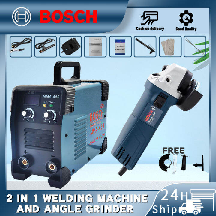 BOSCH MMA450 Portable IGBT Inverter Welding Machine + 2in1 electric