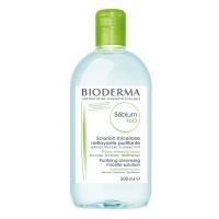 BIODERMA Sebium H2O 500 ml. คลีนซิ่งเช็ดหน้าสำหรับผิวผสม-ผิวมัน มีสิว