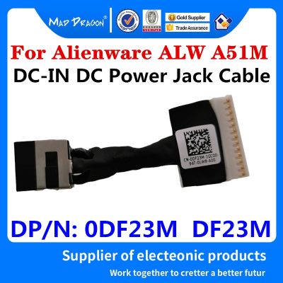 brand new new Laptop DC Cable Power head For Dell Alienware ALW A51M Motherboard Graphics card DC IN DC Power Jack Cable 0DF23M DF23M