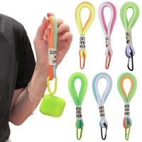 【YF】﹍۞  Mesh Landyard Fluorescent Pendant Braided Rope Keychain Fashion Keycord Accessories