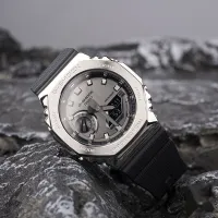 Đồng Hồ G-Shock GM-2100 Mặt Thép Cao Cấp - Đồng Hồ Thời Trang Nam Nữ - Đồng hồ Casio GShock Chống Nước , Chống Sốc, Va Đập, Bền Bỉ Với Thời Gian , Mặt Hiển Thị Kim-Số Kết Hợp, Trang Bị Chức Năng Bấm Giờ-Đo Tốc Độ