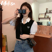 Molisa  เสื้อเชิ้ตแฟชั่นฤดูร้อนแฟชั่นสาวร้อนผู้หญิงด้านบนใหม่ 2023  071811