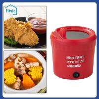 Fityle หม้อไฟฟ้าอเนกประสงค์แบบพกพาเครื่องนึ่งซูปสำหรับพาสต้าโจ๊กไข่