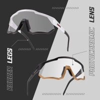 Kapvoe Photochromic Cycling Sunglasses Road Cycling Glasses Men Women Mountain Bike Eyewear Road Speed Bicycle Sports Goggles