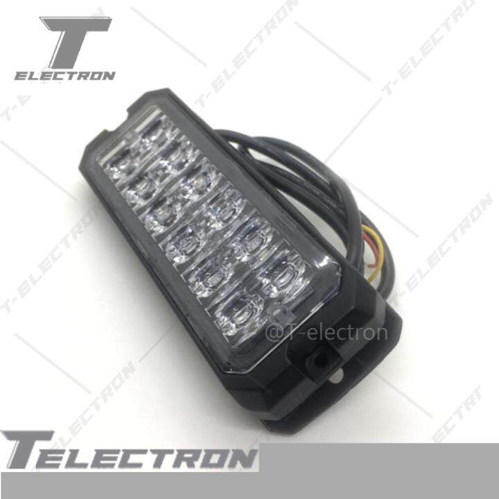 ไฟติดรถ-12led-รุ่น-12a-led-3w-12-24v-ขนาด-14-5-ซม-4-จังหวะ-แสงสว่างโดดเด่น