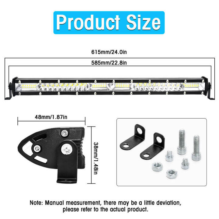 slim-flood-led-bar-ip68กันน้ำผสม-light-strip-6000k-led-light-bar-120w-9-30v-super-bright-สำหรับรถ4x4รถบรรทุก-a-suv-เรือ