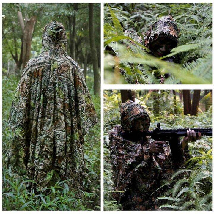 Ropa De Camuflaje En 3d Traje Ghillie Francotirador Táctico