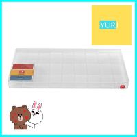 กล่องแบ่งช่อง 27 ช่อง พร้อมฟองน้ำ BOXBOX 6127SPL สีใส27-COMPARTMENT BOX WITH SPONGE BOXBOX 6127SPL CLEAR **จัดส่งด่วนทั่วประเทศ**