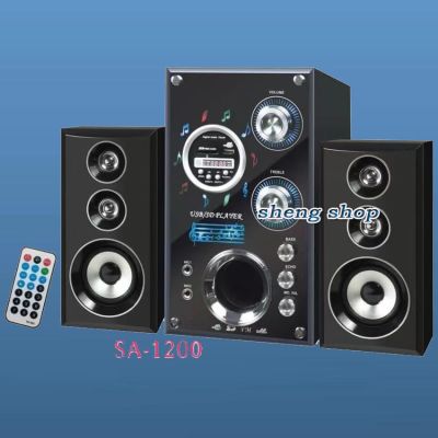 Music D.J.ลำโพง(2.1) ch รุ่น (SA-1200 SA-1200T SA-1200S) + FM,USB ใหม่ มี BLUETOOTH