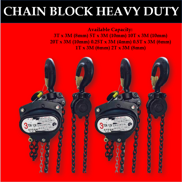 Toyu Chain Block Heavy Duty 0.25T 5T Lazada PH