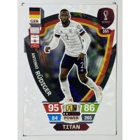 การ์ดนักฟุตบอล Antonio Rudiger ฟุตบอลโลก world cup 2022 การ์ดสะสม Germany การ์ดนักเตะ เยอรมัน เยอรมนี