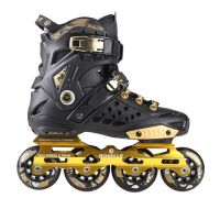 Original Inline Roller Skates PU 4 Wheels Flat Frame Patines For Slalom Sliding FSK Street Road Skating Adult Kids Skating Shoes Training Equipment