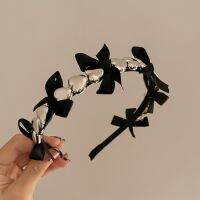 【CC】 Korean version of love bowknot hair hoop all-match girl sweet cool ribbon simple headbands for women accessories