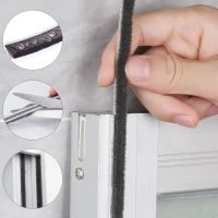 【LZ】❦☜  Door Window Seal Brush Strip For Home Elastic straight hair sealing strip Door Window Etc Seal Strip Weather Strip Seal Tape