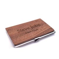 【CW】⊙☈❀  New Wood Function Bits Card Business Holder Men Credit ID Wallet CB001