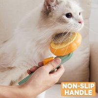 Cat Brush Dog Comb Hair Removes Pet Hair For Cat Grooming Hair Beauty Loose Undercoat Tangled Hair Products Self Cleaning Slick