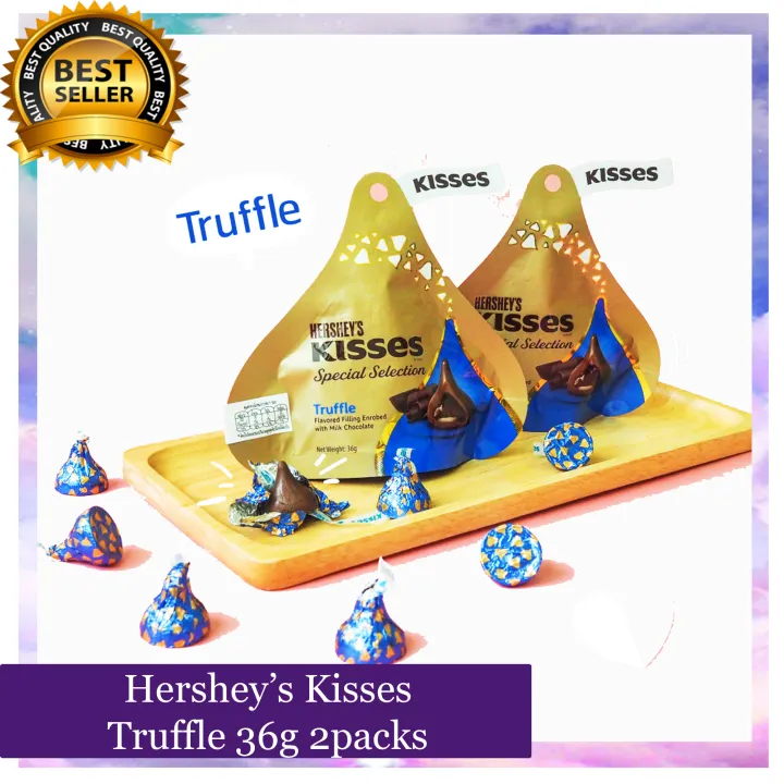 Hershey's Kisses Truffle Filled Milk Chocolate limited edition kisses