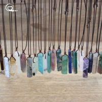 สร้อยคอสวยงามสร้อยทองการรักษาคริสตัลหินธรรมชาติจี้ชิ้น NecklaceReiki จักระ Gmes Lapis Amethysts Amazonite JewelryQC3011ผู้หญิง