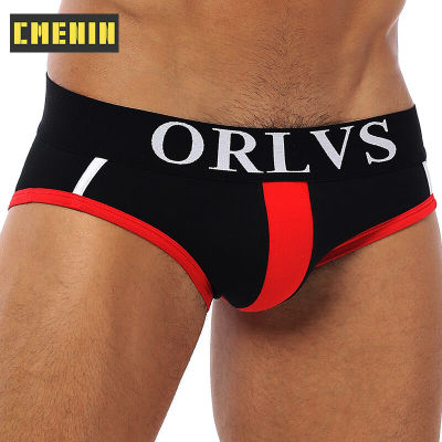 CMENIN (1 Pieces) ผ้าฝ้ายเซ็กซี่ชุดชั้นในชาย Jockstrap กางเกงผู้ชายกางเกง Underpants Floral Mens Innerwear OR01