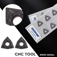 WNMG080404-PM WNMG080408-PM LF9218 คาร์ไบด์ CNC กลึงแทรก PVD + CVD ใบมีดเคลือบสองสีคุณภาพสูงสําหรับชิ้นส่วนเหล็ก