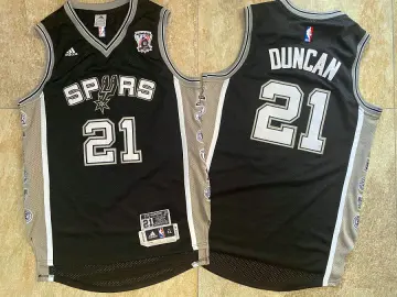 Men's San Antonio Spurs #21 Tim Duncan Throwback basketball Jersey