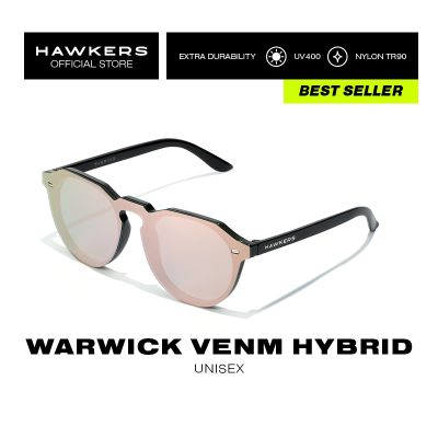 HAWKERS Rose Gold WARWICK VENM HYBRID Sunglasses for Men and Women, unisex. UV400 Protection. Official product designed in Spain VWTR04