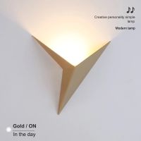 Modern minimalist triangle shape LED Wall Lamps Nordic style Indoor Wall Lamps Living Room Lights 3W AC85-265V Simple Lighting