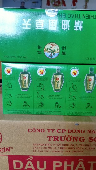 1 hộp 6 chai dầu gió xanh thiên thảo 12ml - ảnh sản phẩm 1