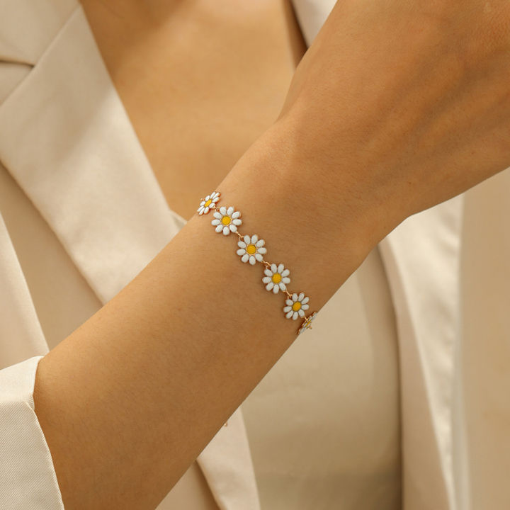 metal-chain-flower-bracelet-sweet-daisy-friendship-bracelet-fashion-sunflower-chain-bracelet-sweet-daisy-charm-bracelet-metal-chain-bangle-for-friendship