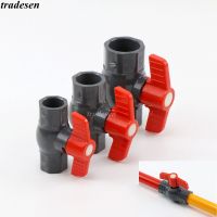 ♚ 1Pcs I.D20/25/32/40/50mm PVC Ball Valve Aquarium Fish Tank Pipe Fittings Garden Home Irrigation Water Supply Tube Connector