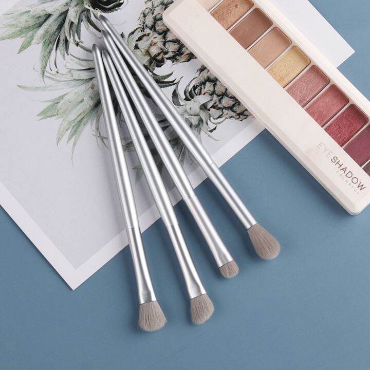 eye-makeup-brush-4-silver-eye-detail-brush-long-wooden-handle-smudge-brush-eye-shadow-brush-nose-shadow-brush-highlight-brush-makeup-brushes-sets