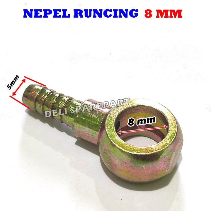 Nepel Runcing Nepel Baut Minyak Banjo 8 Mm Lazada Indonesia