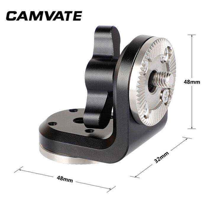 camvate-ตัวเชื่อมต่อตัวต่อขยายลายดอกกุหลาบแบบคู่พร้อมเกลียว-m6กลางและแป้นหมุนแบบปรับได้สำหรับด้ามจับกล้องถ่ายรูป