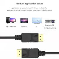 1.8 Meters 4Kx2K30HZ DP To DP Connecting Line 1080P HDR Display Port Audio Cable For Video PC Laptop TV DisplayPort 1.2 Cable