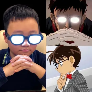 New Creative Japan Anime Led Light-up Glasses Role-playing