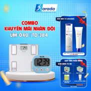 Combo Cân Sức Khoẻ Điện Tử UM-040 Và Đồng Hồ Đếm Giờ TD-384