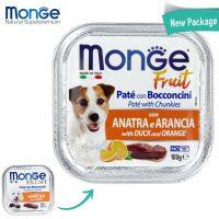 Monge Fruit มอนเจ้ อาหารเปียกสุนัข รสเป็ดและส้ม (100 กรัม)