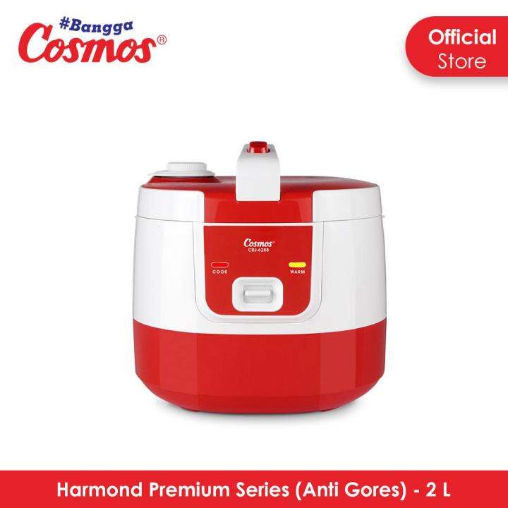 Cosmos CRJ6288 Rice Cooker Harmond 2L Red Lazada Indonesia