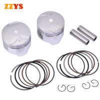 ⚡HOT SALE⚡ 64Mm 64.25Mm 64.5Mm STD +25 +50 +0.25 +0.5 400Cc Motorcycle Engine Piston And Ring Kit For Honda KWO Steed 400 BROS 400 Steed400