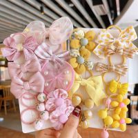 ▪❂► 10Pcs/Set Lovely Baby Headband Children Rubber Band Elastic Good Flower Baby Hair Ring Little Girl Mesh Bow Head Rope Wholesale