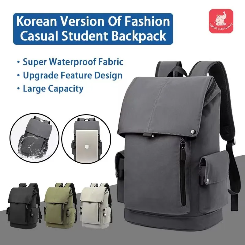 Men Minimalist Laptop Backpack, Schoolbag For Travel, College