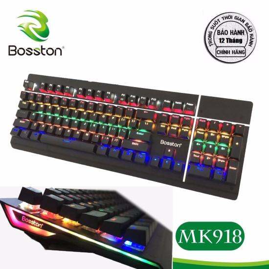 Hcmbàn phím cơ bosston mk 918 phím cơ led rgb kb bosston mk 918 phím cơ - ảnh sản phẩm 1