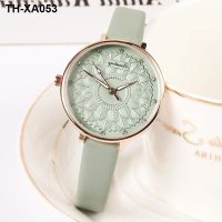 Womens watches for junior high school students with appearance value the summer of 2023 new forest flower girly style and thin belt