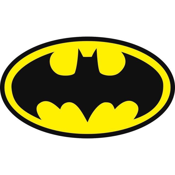 anime manga cartoons comics BATMAN LOGO WALL DECOR 4 PCS STICKER PAPER