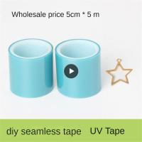 High Temperature Resistance Diy Tape 5m Waterproof Tape Uv Tape Diy Home Decoration Metal Hollow Frame Crystal Tape Leak-proof Adhesives  Tape