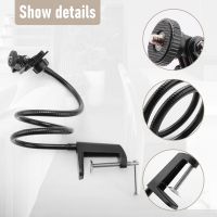 Camera Bracket with Enhanced Desk Jaw Clamp Flexible Gooseneck Stand for Webcam Brio 4K C925E C922X C922