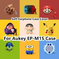 READY STOCK!  For Aukey EP-M1S Case Hot Selling Creative Cartoons for Aukey EP-M1S Casing  Soft Earphone Case Cover