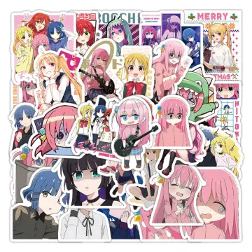  50Pcs Manga BOCCHI The Rock! Stickers for Kids